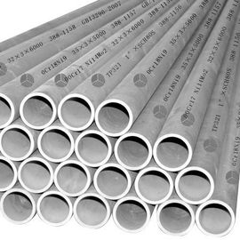 5,8 M/6 M de comprimento de tubo de aço inoxidável sem costura com JISG3467, DIN17175, GB5310