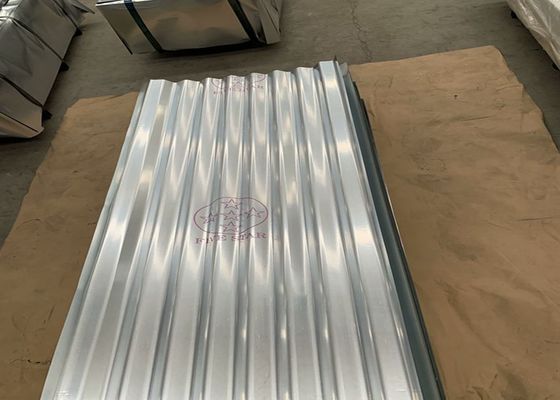 Chapa de Telhado Corrugada Galvanizada ASTM A653 com Revestimento de Zinco de 40–275g/m² para Revestimento de Telhado e Parede