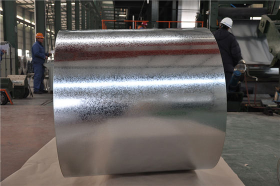 DX51D bobina de aço galvanizado a quente com revestimento de zinco de 40 450 g/m2 para construção e processamento de chapas