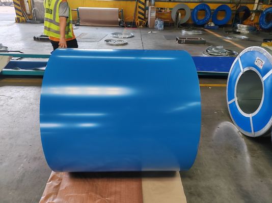 comprar Bobina de Aço Pré-Pintada PVDF 700–1250mm de Largura com Tensão de Escoamento de 180–320MPa para Painéis de Construção e Revestimento Exterior online manufacture