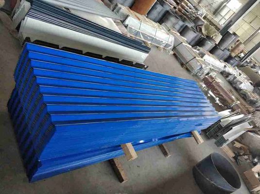 comprar Folhas de telhado de aço ondulado revestidas por cor galvalume resistente ao desgaste para edifícios industriais e civis online manufacture