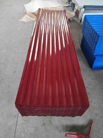comprar O tamanho padrão revestido do zinco resistente corrugou as folhas de aço do telhado online manufacture