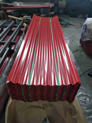 comprar Folhas de telhado de aço ondulado revestidas por cor de alta dureza para telhados e paredes duráveis online manufacture