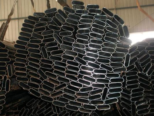 comprar Tubos de aço laminados em círculo / quadrado / retângulo / elipse com acabamento galvanizado, oleado e preto online manufacture