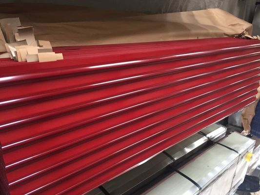 comprar Utilização estrutural Matt Finish Chapas de telhado de aço ondulado para telhado e revestimento de parede online manufacture
