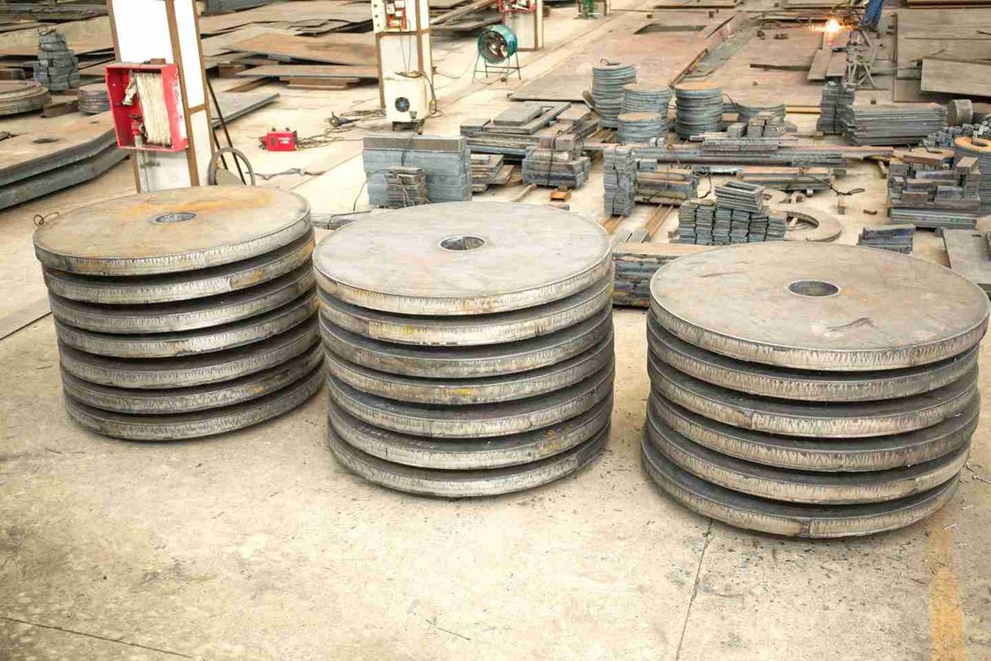 Partes de chapas de aço de corte a laser de alta precisão para máquinas de corte de metais e equipamentos industriais
