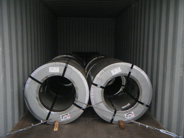 Bobina de aço galvanizado a quente com espanglagem regular de 0,4 mm e largura de 1250 mm para telhados e componentes de trocadores de calor