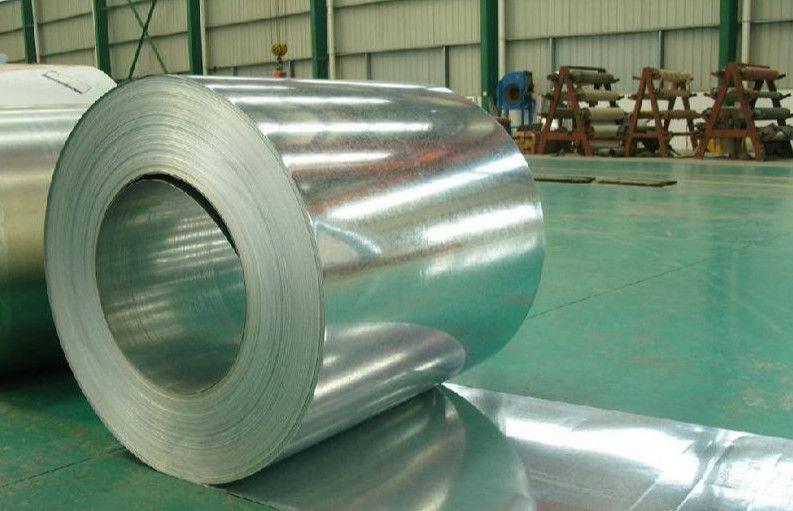 Empilhadeira de chapa de aço HDG industrial com ID de bobina de 508 / 610 mm, resistência de rendimento de 195-420 MPa e espessura de 0,09-3,8 mm