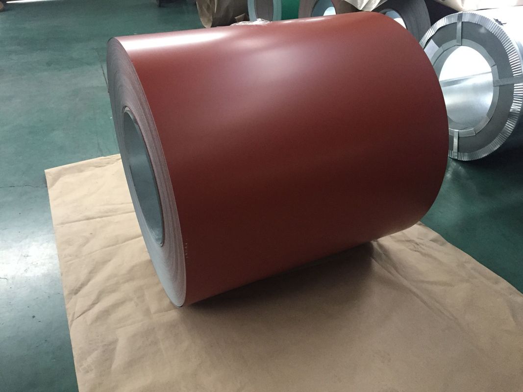 GB/T 12754 Bobina de aço pré-pintada de cor com revestimento de poliéster SMP para telhados e painéis de construção