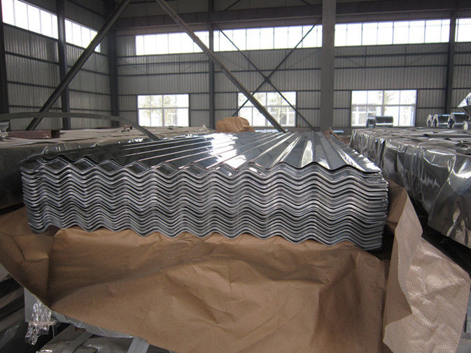 Chapa de Telhado Galvanizada Corrugada AS 1397 G550 com Largura Efetiva de 1050mm para Sistemas de Telhado e Parede Industriais