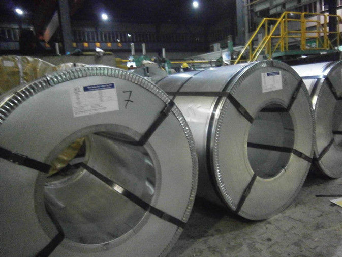 DX53D bobina de aço galvanizado a quente com spangle regular para processamento de chapa de recipiente e chapa industrial
