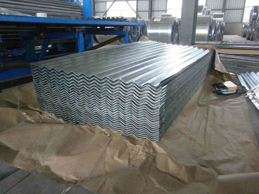 G550 Folha de telhado galvanizado ondulado com revestimento de zinco de 40 ‰ 275 g/m2 e largura efetiva de 1050 mm para sistemas de telhado e parede