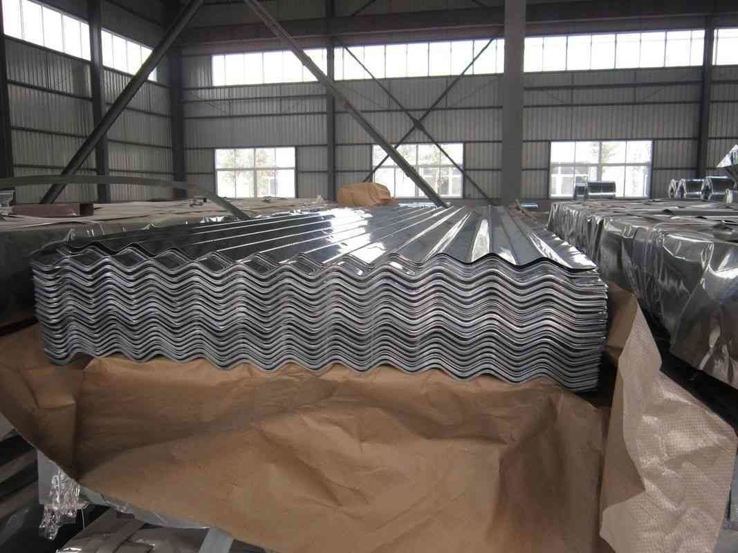 G550 Folha de telhado galvanizado ondulado com revestimento de zinco de 40 ‰ 275 g/m2 e largura efetiva de 1050 mm para sistemas de telhado e parede