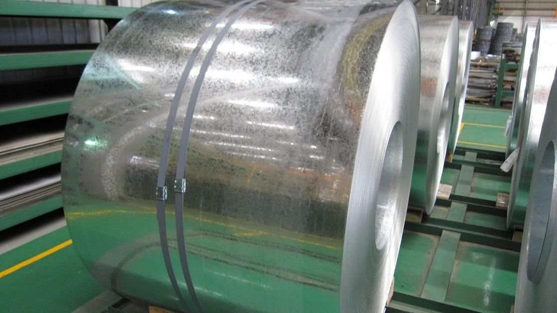 Faixa de aço galvanizado espangular normal 301500mm com revestimento de zinco Z40Z450