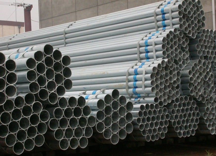 08Yu 08Al tubos de aço soldados ERW redondos e quadrados com superfície preta e oleada galvanizada