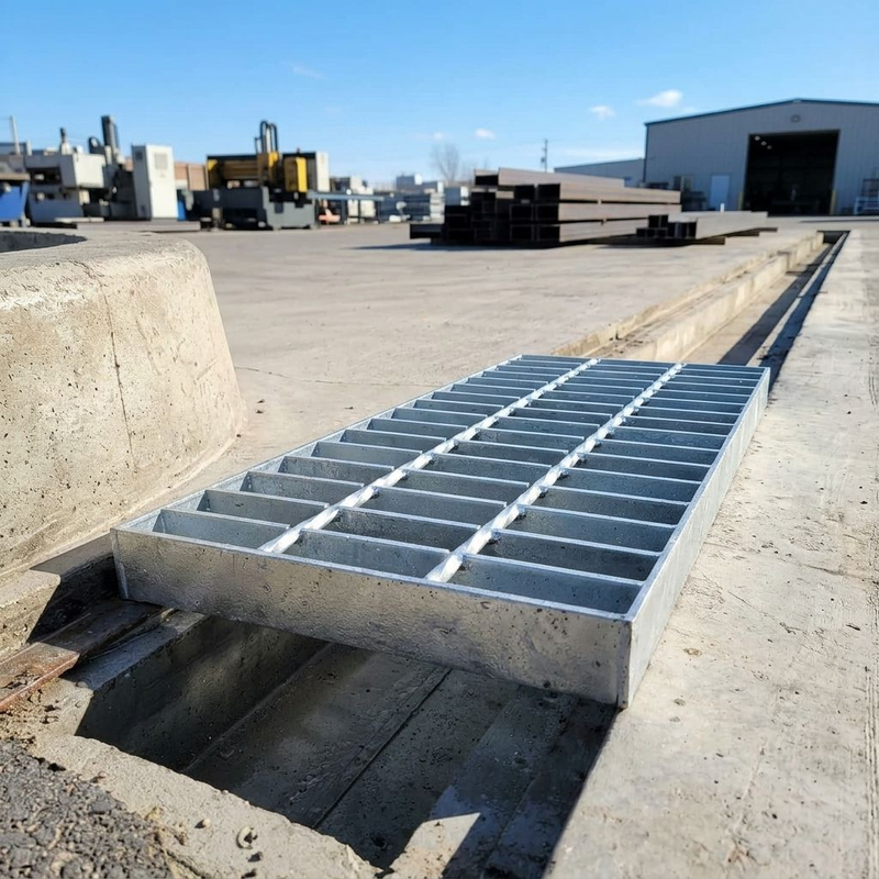 Grelhas de barras de aço inoxidável 30×3mm 304 para plataforma química resistente à corrosão
