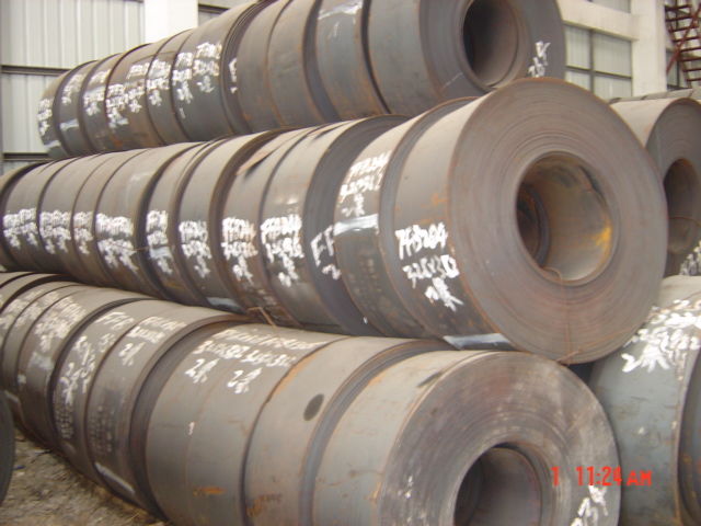 Q195, Q215, Q235, SS400, SAE 1006 SAE 1008 Faixa de aço laminada a quente