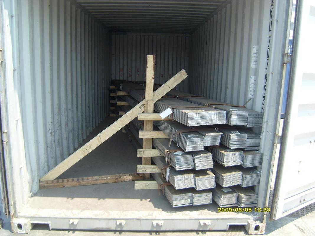 600 mm Barras planas laminadas a quente Q195 Q235 Q345 GB704 Produtos de aço leve
