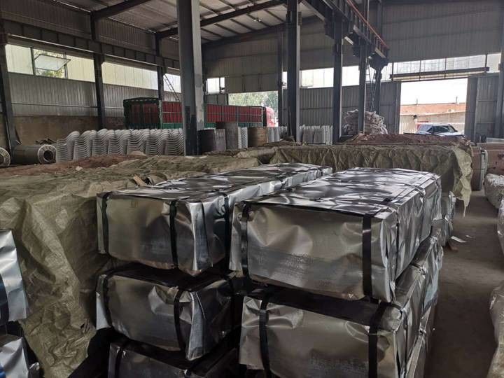 Painéis de telhado ondulados a quente com onda de 76 mm para telhado e revestimento de parede