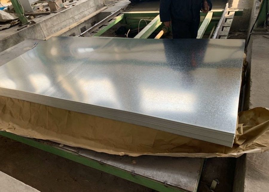 Z90Z275 G90 Chapa de aço galvanizado a quente 0.143.00mm para aplicações de placas de recipientes