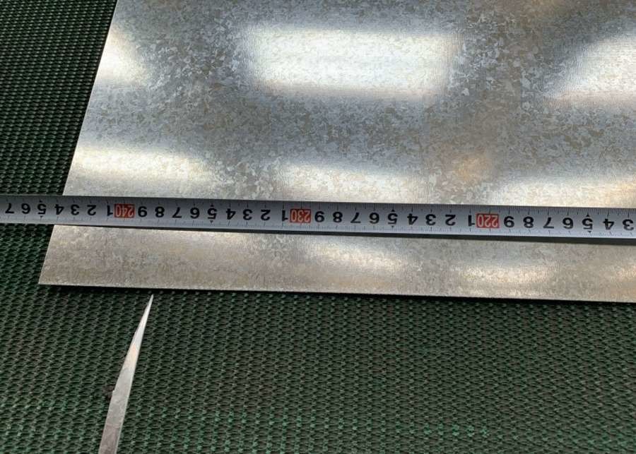 0Largura de chapa de aço galvanizado a quente de.3?? 3.0mm para revestimento de parede exterior