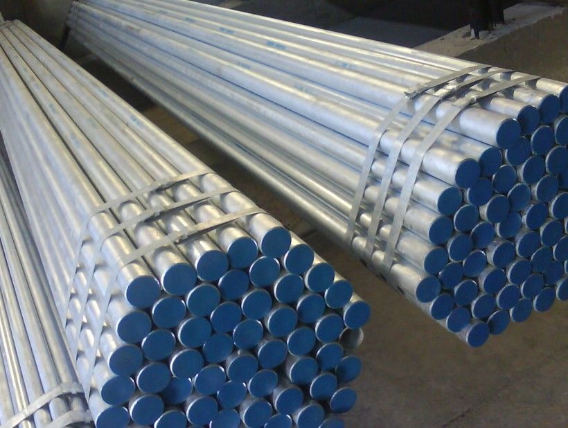 Tubos de aço galvanizados redondos quadrados retangulares elípticos ERW Soldados para aplicações de petróleo e gás natural