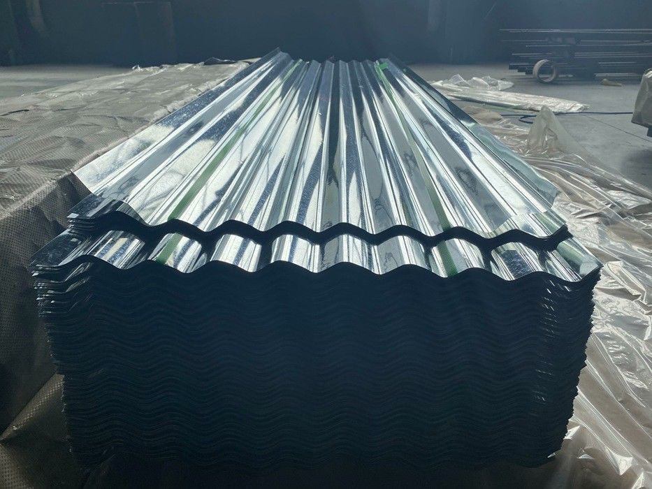 Chapa de Telhado Galvanizada Ondulada SGCH Regular Spangle com Largura Efetiva de 650mm e Revestimento de Zinco de 60–275g/m²