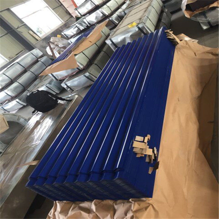 Folhas de telhado de aço corrugado resistentes à corrosão Big Spangle para telhados e revestimentos de paredes