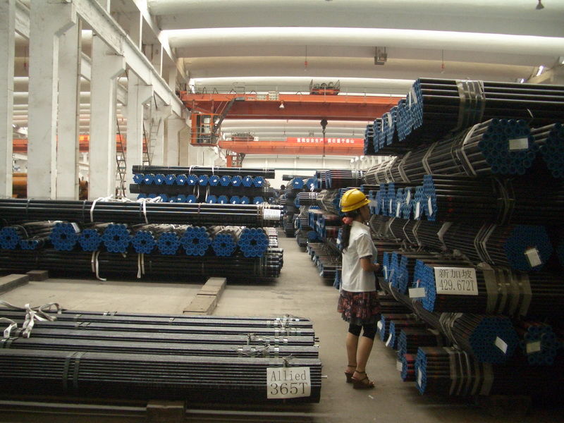 ASTM A53 Tipo E Graus A & B Tubos de aço sem costura 5.8M / 6M comprimento para tubulação e aplicações estruturais