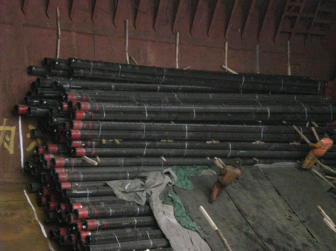 Tubos de aço soldados com acabamento de superfície galvanizado, oleado e preto