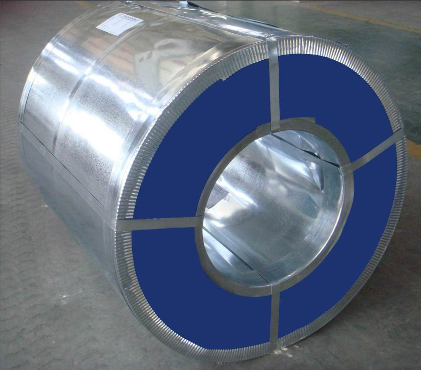 0.2-3.0mm bobinas de aço galvanizado a quente 270-500N/mm2 para fabricação de chapas de metal